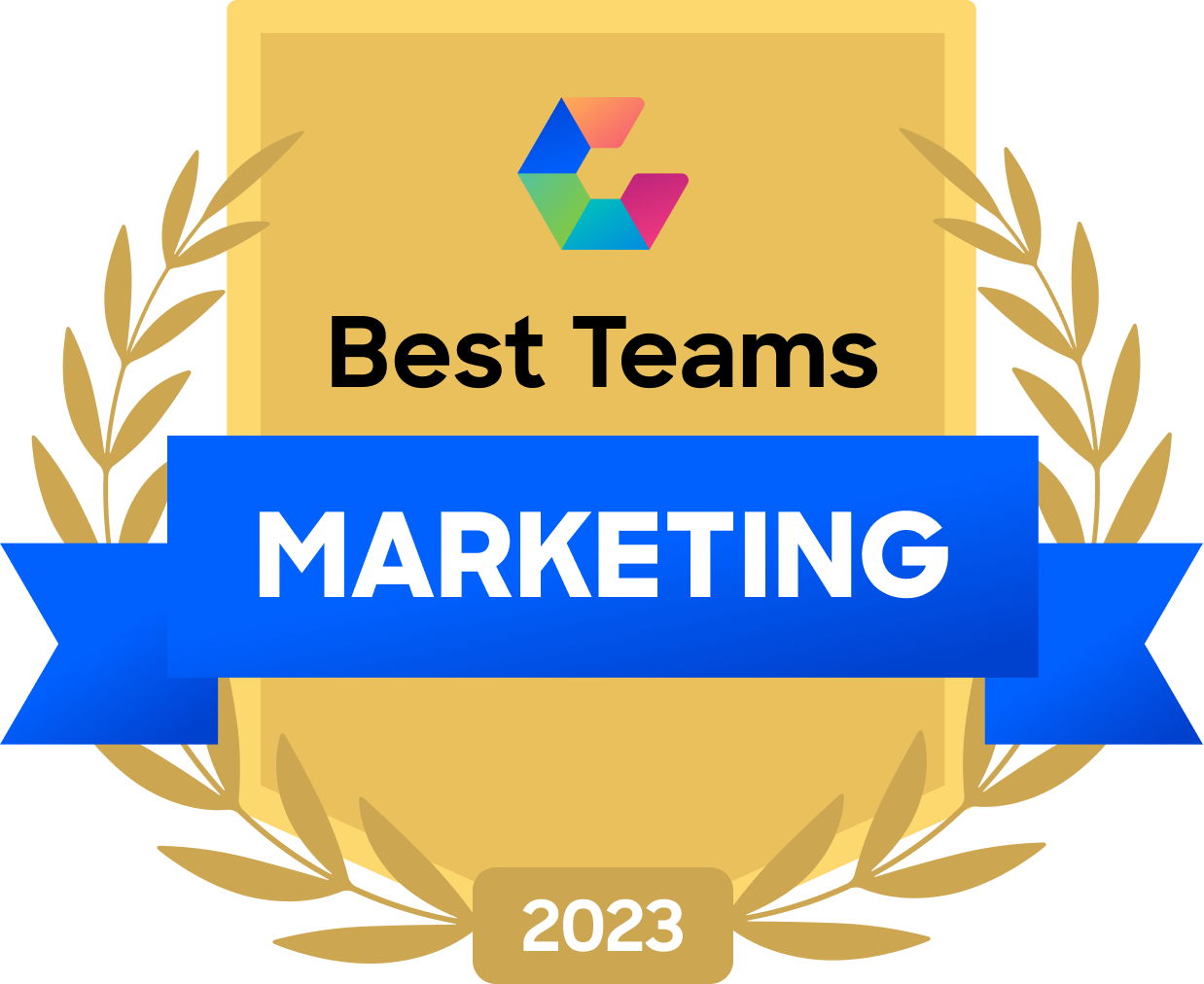 Best Teams Award for Marketing 2023 Smartsheet